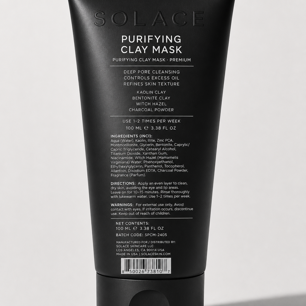 Purifying Clay Mask - Label detail view